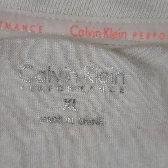 4/$25 Calvin Klein Pink White Striped Sweatshirt - Picture 4 of 6